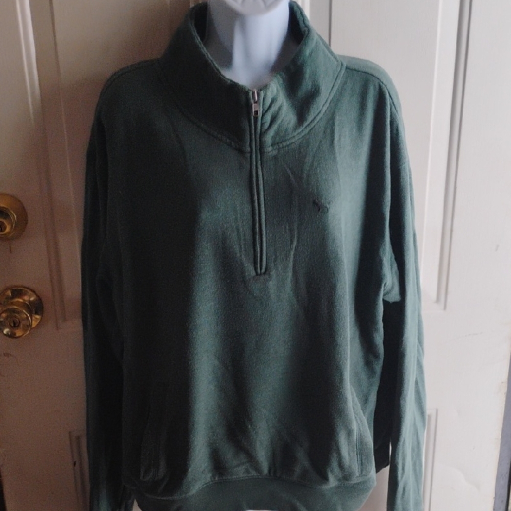 Victoria's Secret Green Zip-Up Top